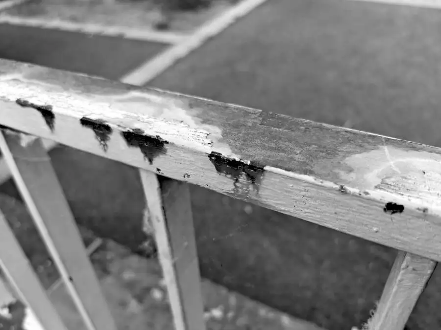 A rusty Railing