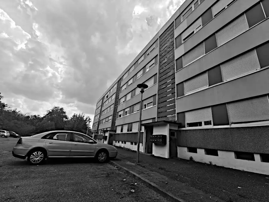 An apartment building